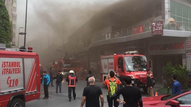 Taksim'de yangn panii!