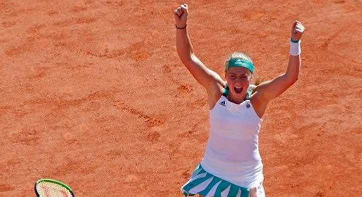 Fransa Ak'ta ampiyon Jelena Ostapenko