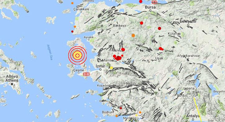 Ege Denizi'nde meydana gelen depremde 1 kii hayatn kaybetti 