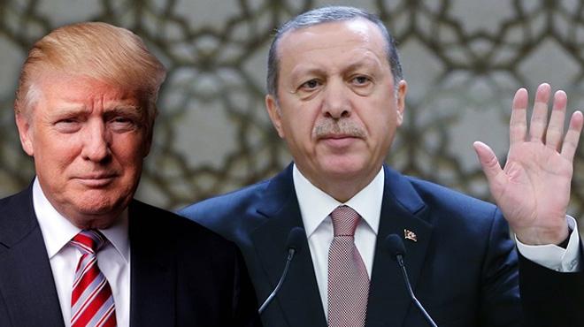 Cumhurbakan Erdoan, ABD Bakan Trump ile Katar' grecek