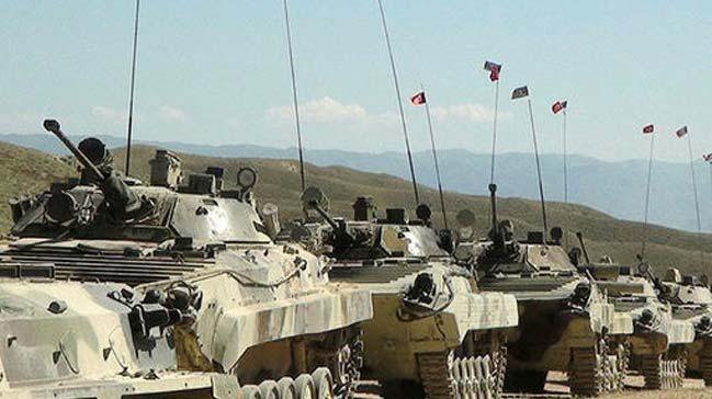Trkiye ve Azerbaycan'dan Nahvan'da ortak askeri tatbikat