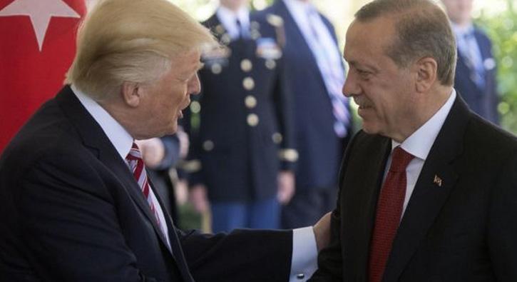 Trump Erdoan'n ziyaretinden memnun