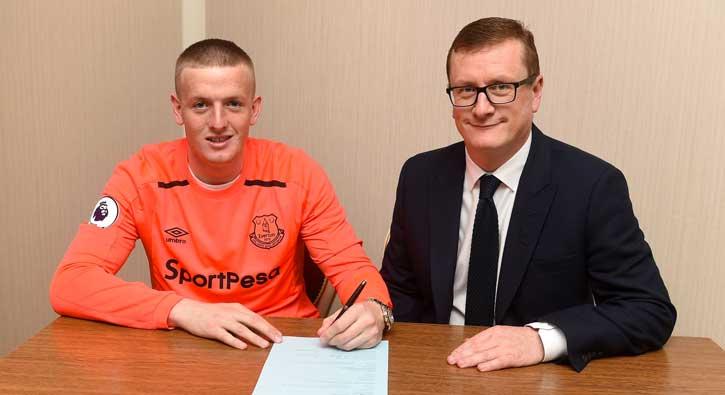 Everton, Sunderland'in kalecisi Jordan Pickford' 34 milyon Euro karlnda transfer etti