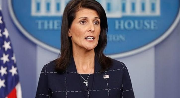 Nikki Haley: Amerikan dolarlar Kba ordusunu ve rejimini desteklemek iin kullanlmamal