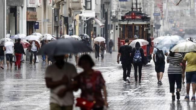 Meteoroloji stanbullulara saat verdi! Gk grltl saanak ya geliyor