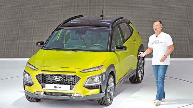 Kk SUV Hyundai KonaGney Koreden yola kt