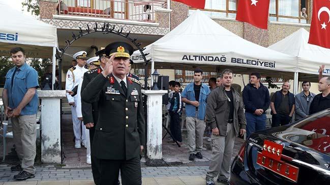 Genelkurmay Bakan Orgeneral Akardan ehit evine taziye ziyareti