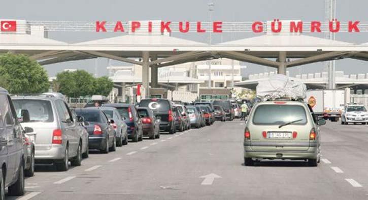 Kapkule Snr Kaps'nda 7  kilometrelik kuyruk oluturdu      