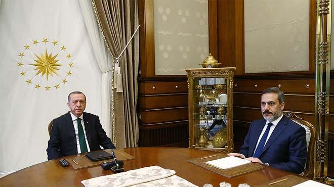 Cumhurbakan Erdoan MT Mstear Fidan' kabul etti
