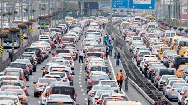 stanbul'da bayram trafii ilesi  