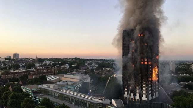Londra'da 800 dairenin olduu 5 bina yangn tehlikesi nedeniyle boaltlyor!