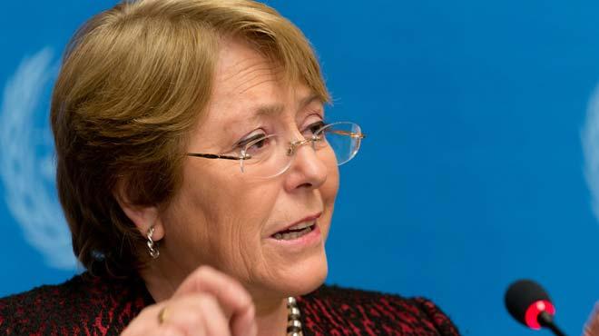 ili Devlet Bakan Bachelet Mapue yerlilerinden zr diledi