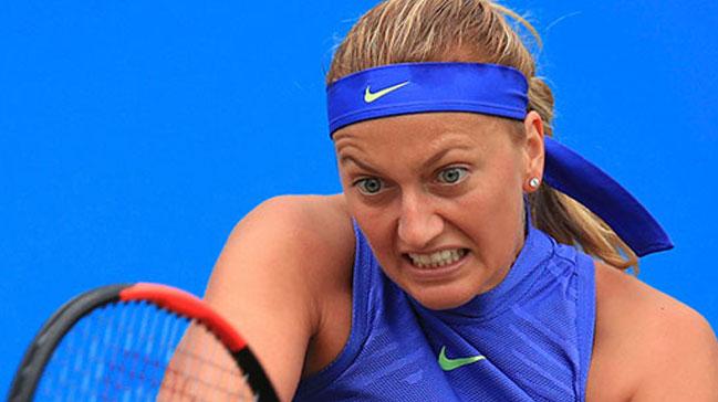 ek tenisi Petra Kvitova Birmingham'daki turnuvada finale ykseldi!