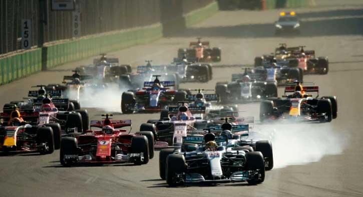 Azerbaycan Grand Prix'sinde kazanan Daniel Ricciardo oldu