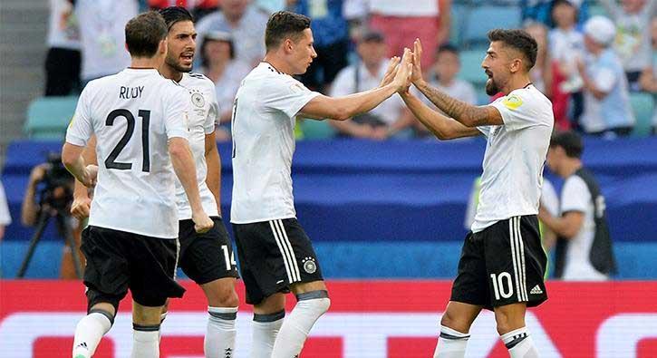 Konfederasyonlar Kupas'nda Almanya Kamerun'u 3-1 yendi ve yar finale ykseldi