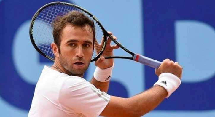 Antalya Open ATP Tenis Turnuvas'nda Marsel lhan ikinci turda elendi