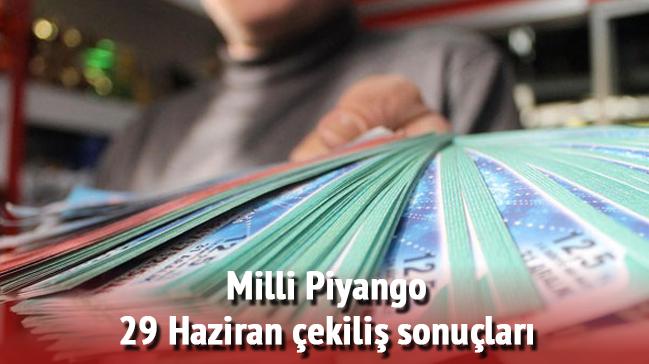 Milli Piyango 29 Haziran ekili sonular 