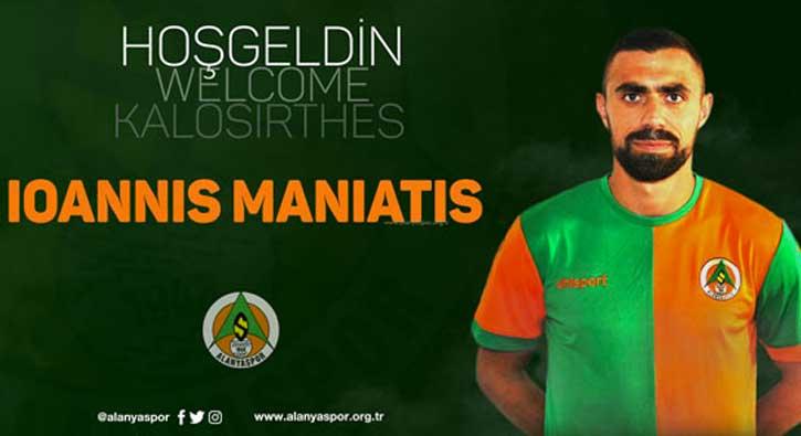 Alanyaspor Ioannis Maniatis transferini aklad