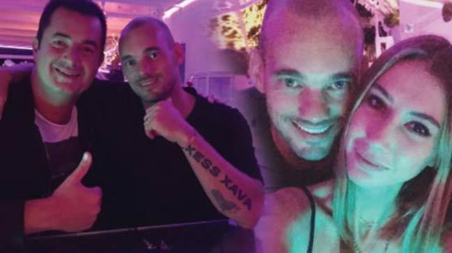 Acun Ilcal ile eyma Suba Sneijder'n Ibiza'daki yeni mekann ziyaret etti