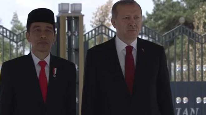 Endonezya Cumhurbakan Widodo Ankara'da