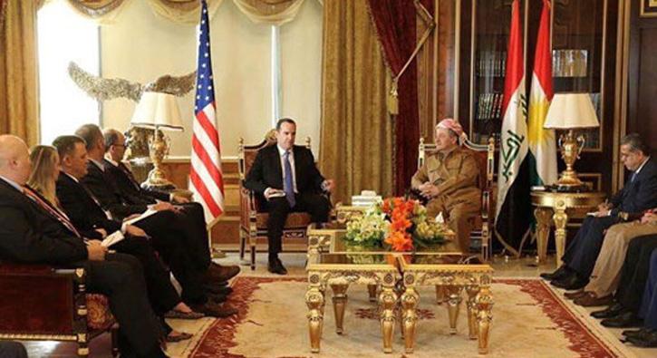 IKBY Bakan Barzani, McGurk'le bir araya geldi      