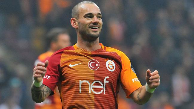 Wesley Sneijder Galatasaray'da kaldn aklad