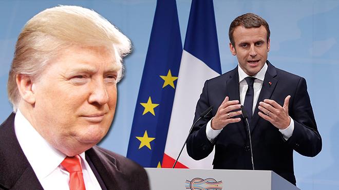 Macron, Trump' Eyfel Kulesi'nde arlayacak