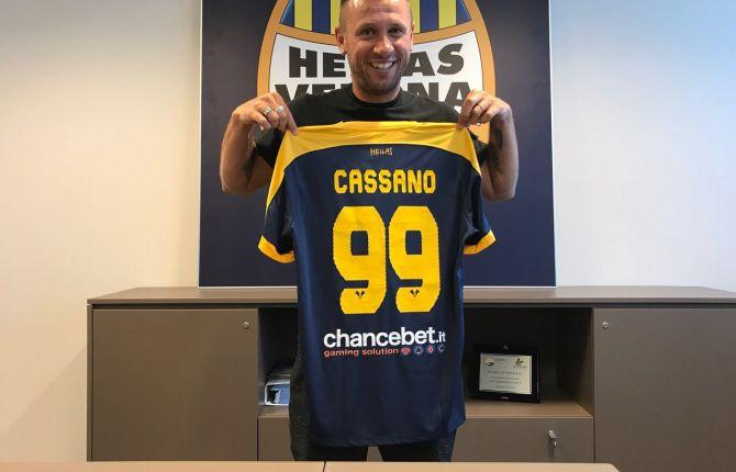 Cassano'nun yeni takm Hellas Verona oldu