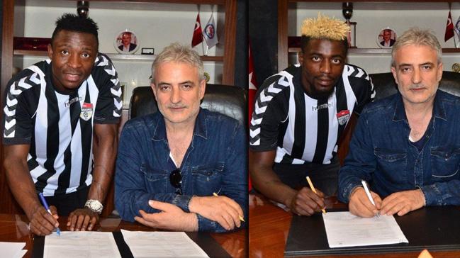 Manisaspor'un iki yeni transferi Atiemwen ve Meye'nin birbirine ok benzemesi gndem oldu