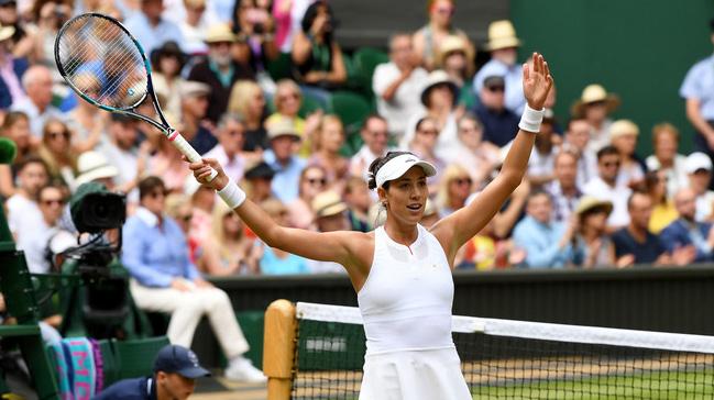 Wimbledon tek kadnlarda ilk finalist Garbine Muguruza