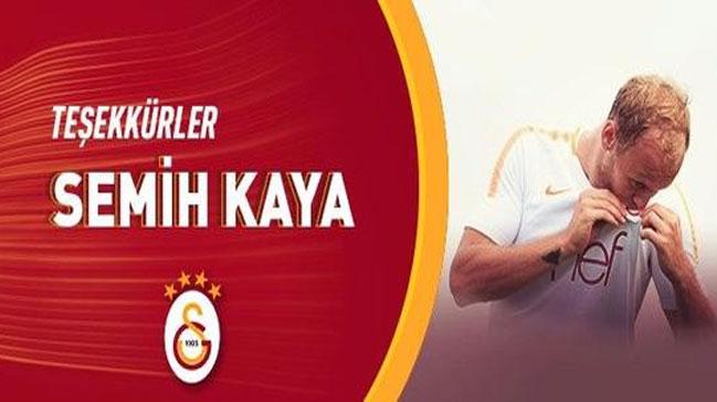 Galatasaray Sparta Prag'a transfer olan Semih Kaya'ya teekkr etti