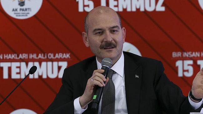 Soylu: 15 Temmuz millet olma hassasiyetinin dirili gndr