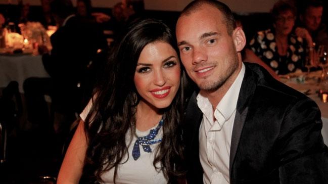 Sneijder'in ei Yolanthe'dan Trke veda