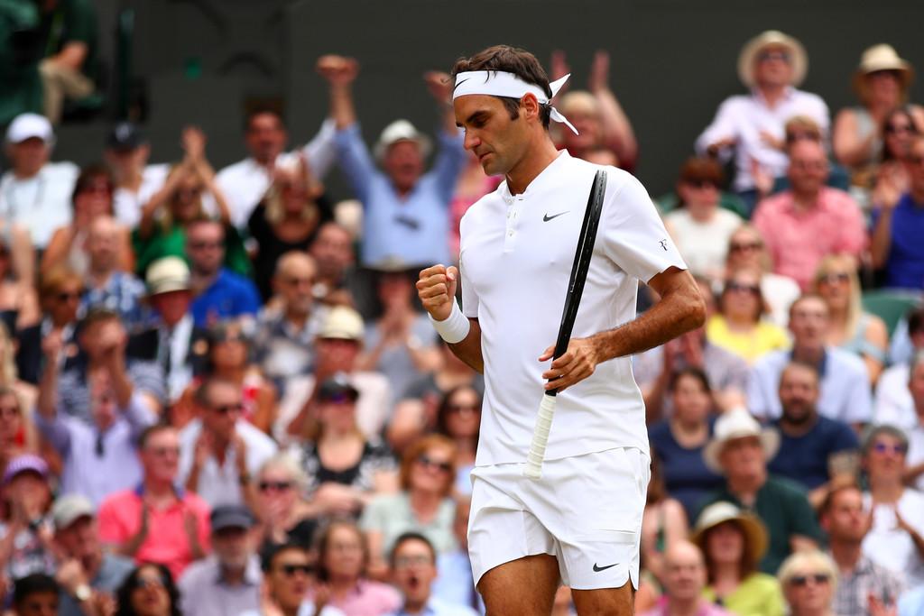 Wimbledon tek erkeklerde zafer Roger Federer'in