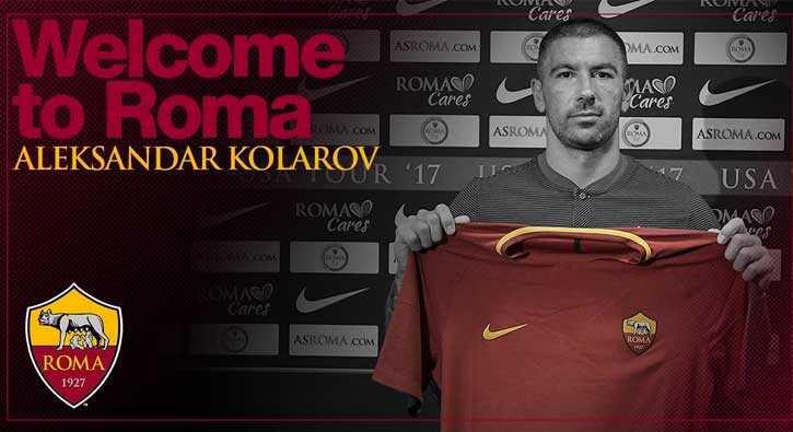 Aleksandar Kolarov resmen Roma'da