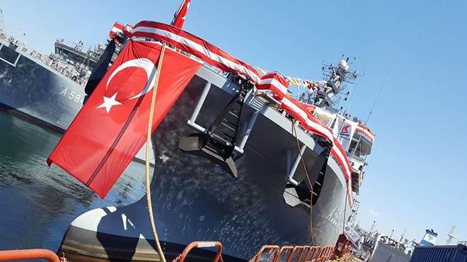 Milli gemimiz 'A-583 TCG IIN' Deniz Kuvvetleri Komutanl'na teslim edildi