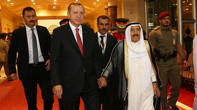 Kuveyt'ten ayrlan Cumhurbakan Erdoan Doha'ya gitti