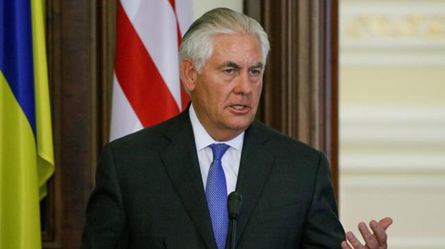 ABD Dileri Bakan Tillerson'dan 'istifa' aklamas