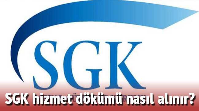 SGK hizmet dkm alma ekran ald 