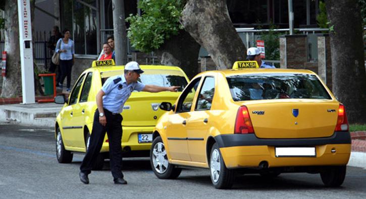 Edirne'de taksimetreyi amayan ofre 457 lira ceza kesildi