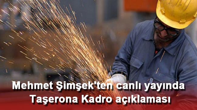 Mehmet imek'ten canl yaynda Taerona Kadro aklamas