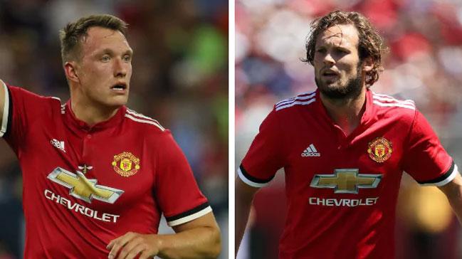 UEFA'dan Manchester Unitedl Jones ve Blind'e men ve para cezas