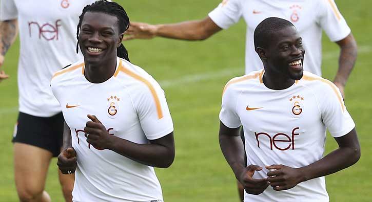 Galatasaray'n yeni transferi Badou Ndiaye ilk antrenmanna kt