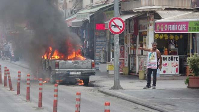 Annesi Fahriye Kara'nn bulunup getirilmesi iin aracn atee verdi