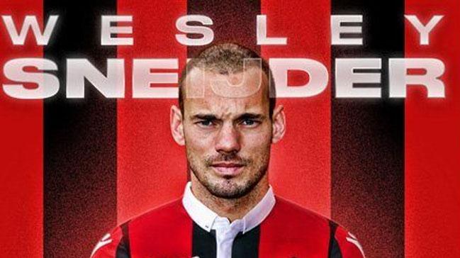 Sneijder yeni takm Nice'den 1.8 milyon euro kazanacak