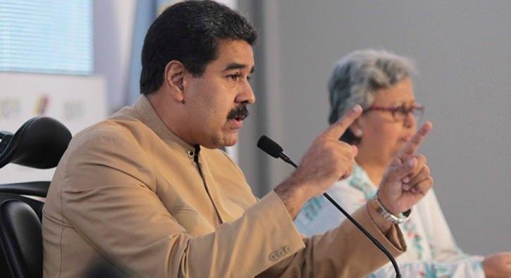 Venezuela Devlet Bakan Nicolas Maduro darbe giriiminin arkasndaki 2 devleti aklad