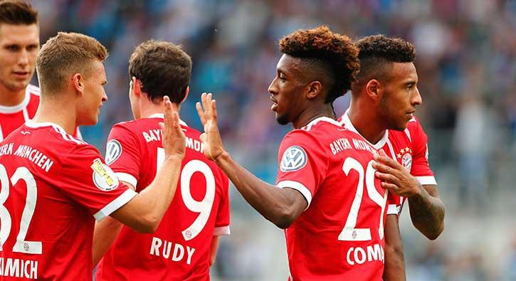 Almanya Kupas 1. tur manda Bayern Mnih Chemnitzer'i 5-0 yendi