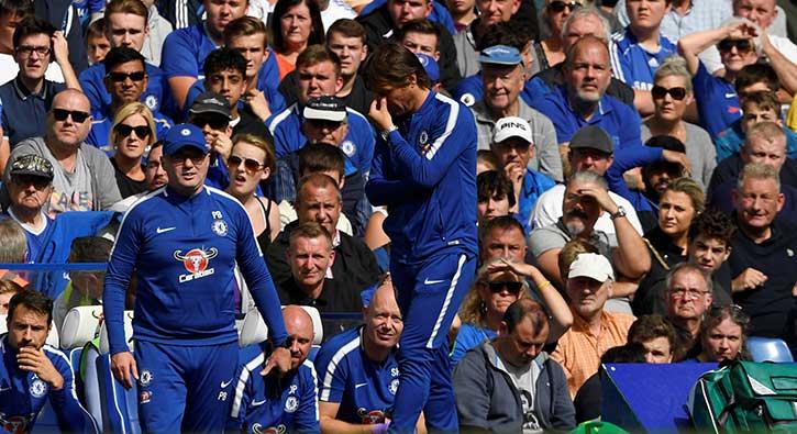 Son ampiyon Chelsea 9 kii kald mata Burnley'e 3-2 malup oldu