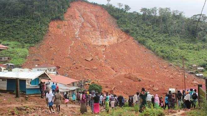 Sierra Leonedeki toprak kaymasnda 600 kiinin kayp olduu belirtildi