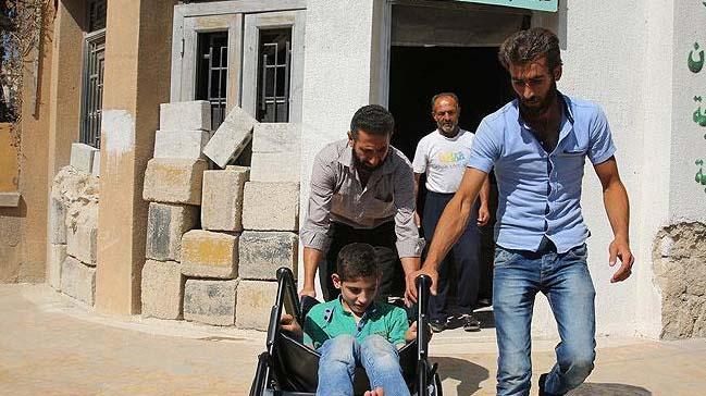 HH'dan Suriye'deki engellilere destek